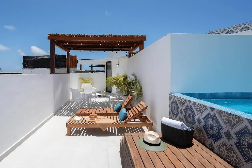 Sunsetviewph+Privpool+Near Beach&Town+Rooftop+50Mb Tulum Apartament